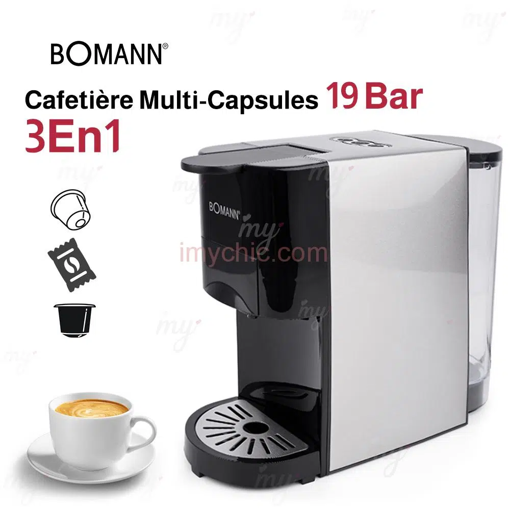 Cafetière Expresso Multi-Capsules 3En1 1450W 19 Bar BOMANN ES1190CB