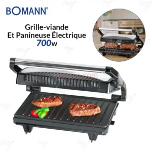 Grille-viande Et Panineuse Électrique 700w Bomann MG 2251 CB