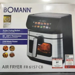 Bomann Friteuse à Air 9L 2200W Double Resistance FR 6157 CB