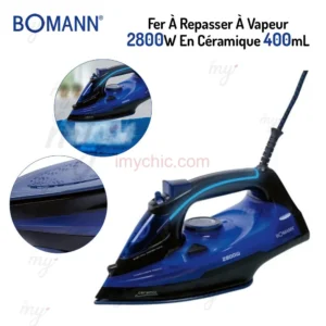 Fer À Repasser À Vapeur 2800W En Céramique 400mL Bomann DB 6038 CB