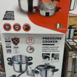 Cocotte ELSEB 4+7 Litres 11 pcs SILVER