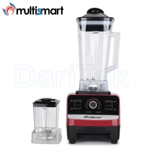 Blender Electrique Multismart 2en1 Multifonction 1000 W 02 L avec Tasse Incassable et Moulin de 600 mL